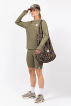 Versa Loose Fit Rib Top - Olive