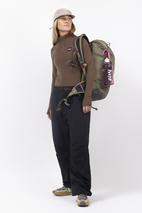 Journey Merino Wool Rib Top - Brown