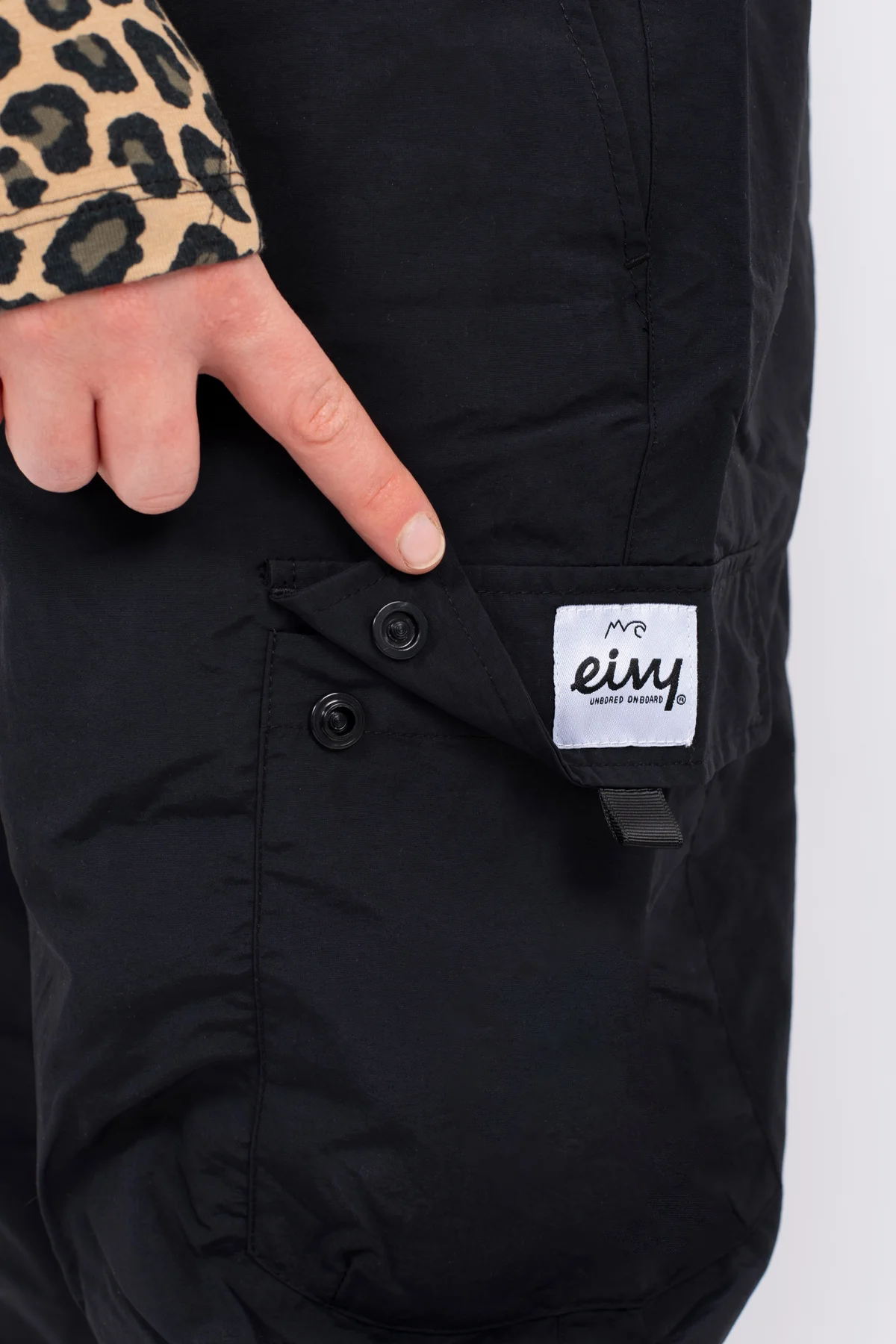 Fitted Outdoor Pants - Black