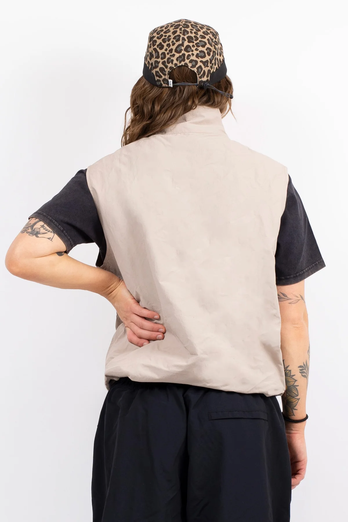 Windbreaker Utility Vest - Sand | S