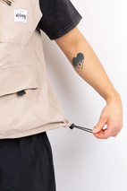 Windbreaker Utility Vest - Sand | S
