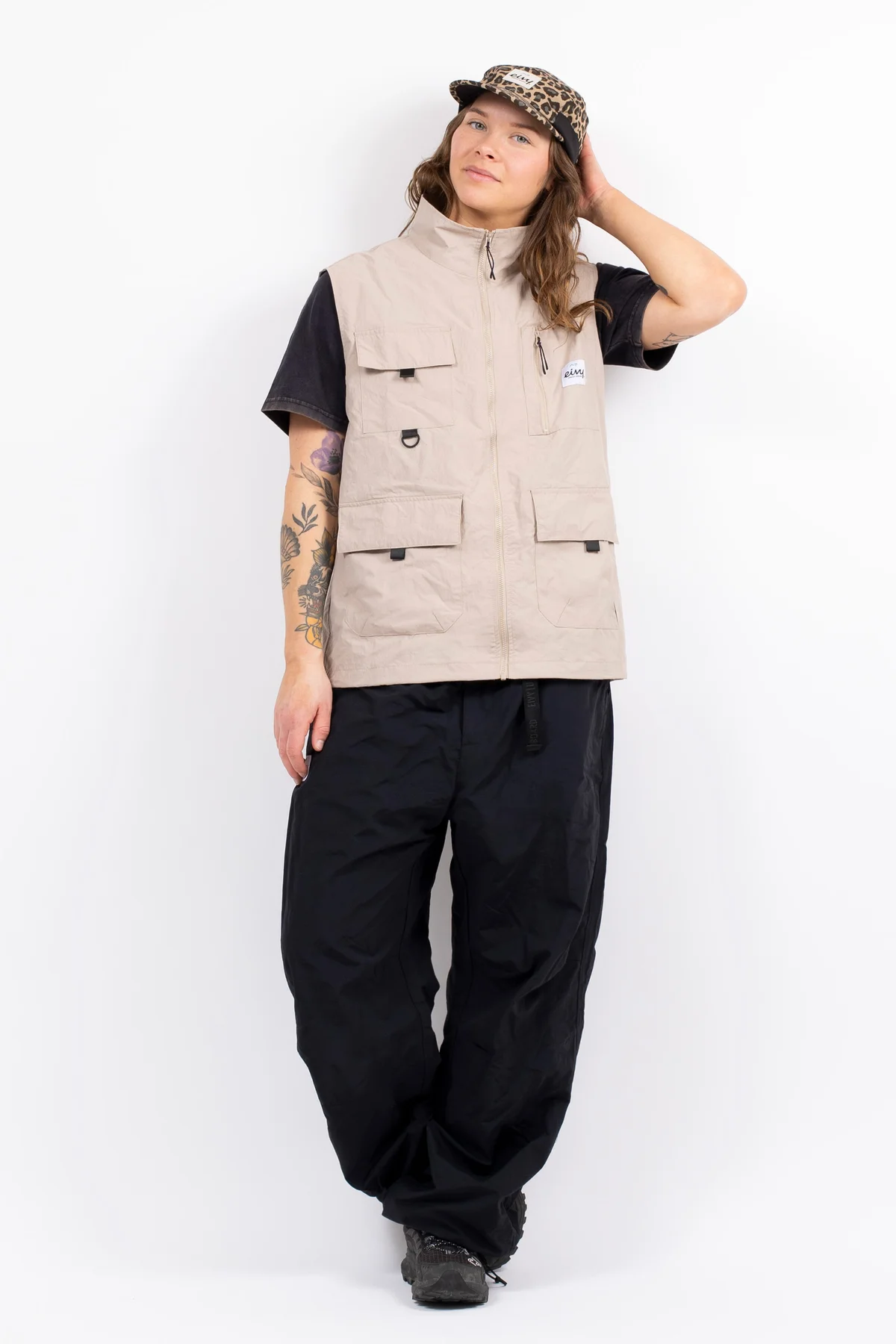 Windbreaker Utility Vest - Sand | S
