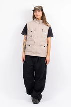 Windbreaker Utility Vest - Sand | S