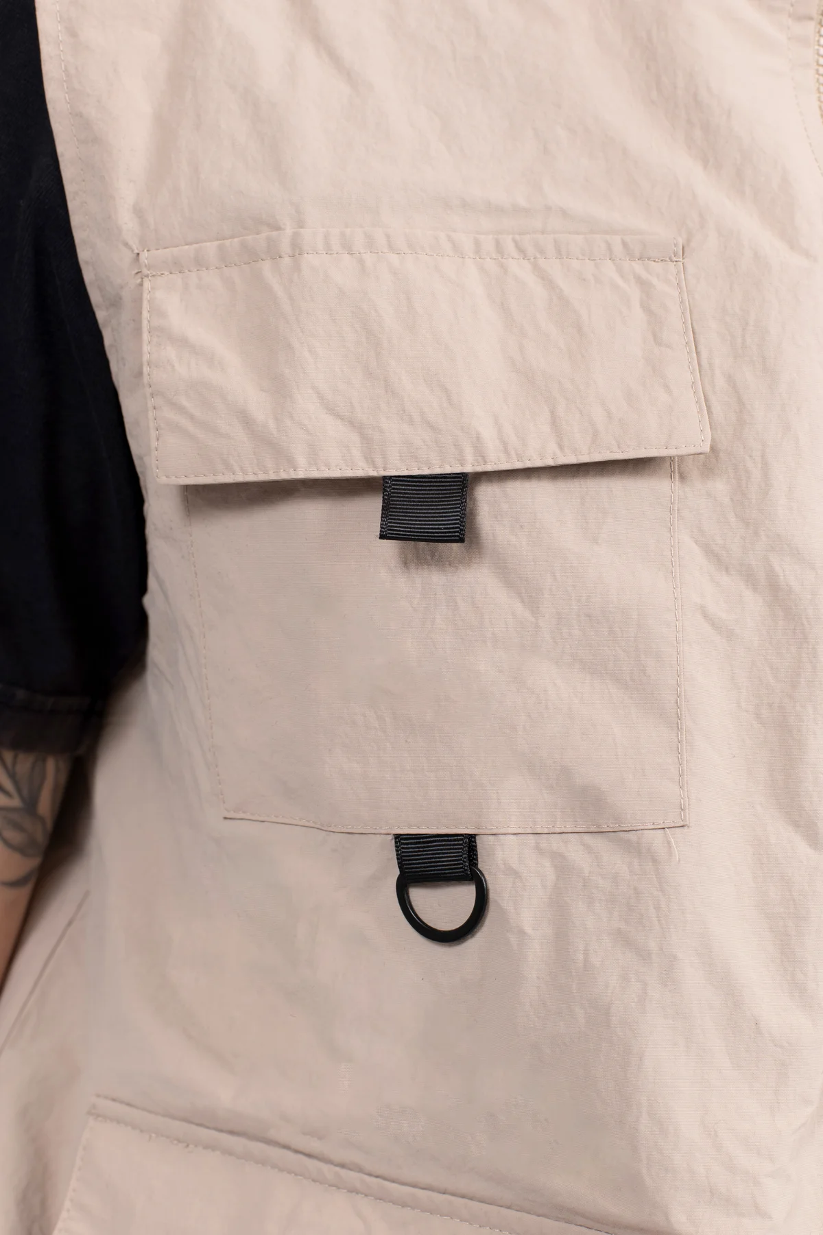 Windbreaker Utility Vest - Sand | S