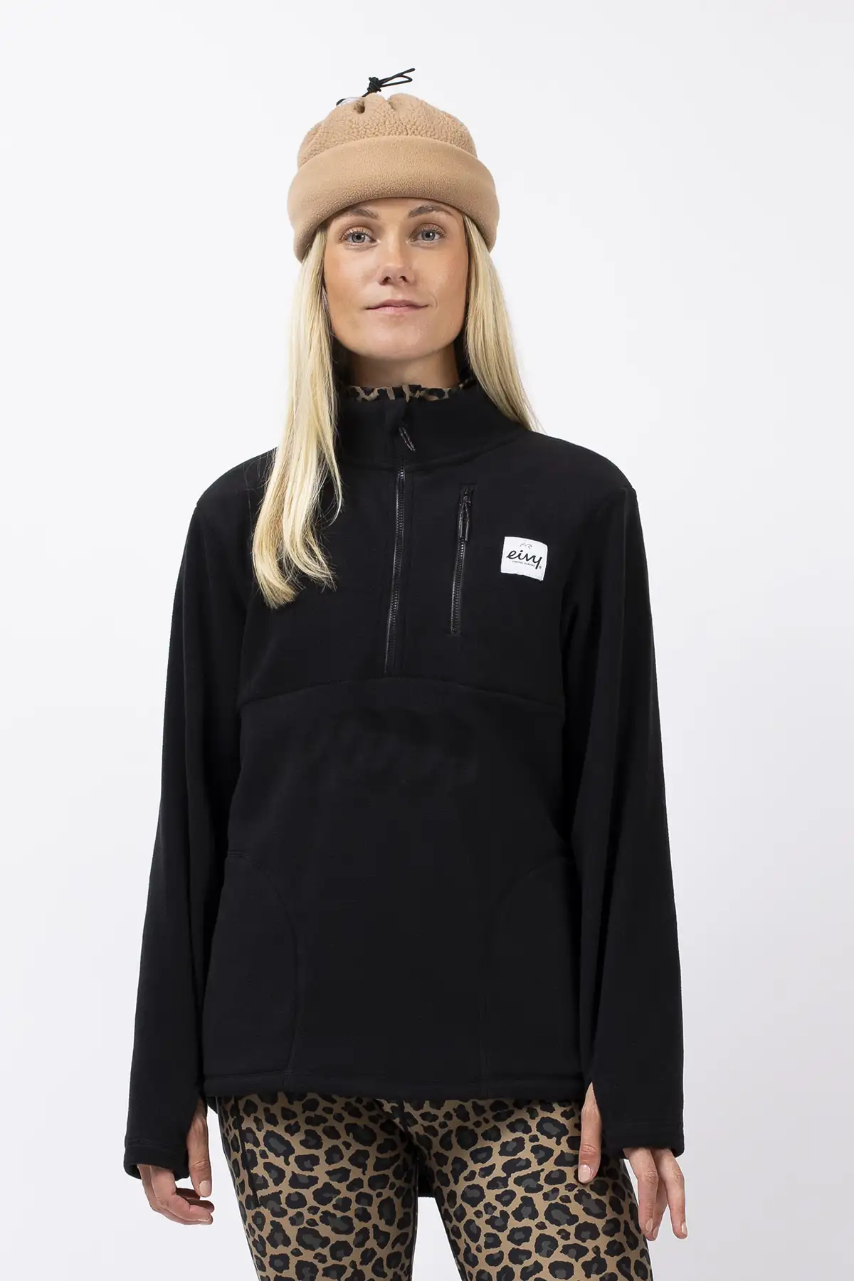 Techlight Halfzip Fleece - Black | XS