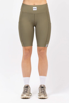 Venture Rib Biker Shorts - Olive