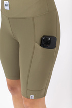 Venture Rib Biker Shorts - Olive