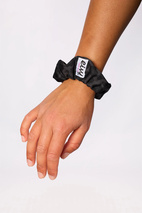 Fonda Scrunchie - Black Leopard