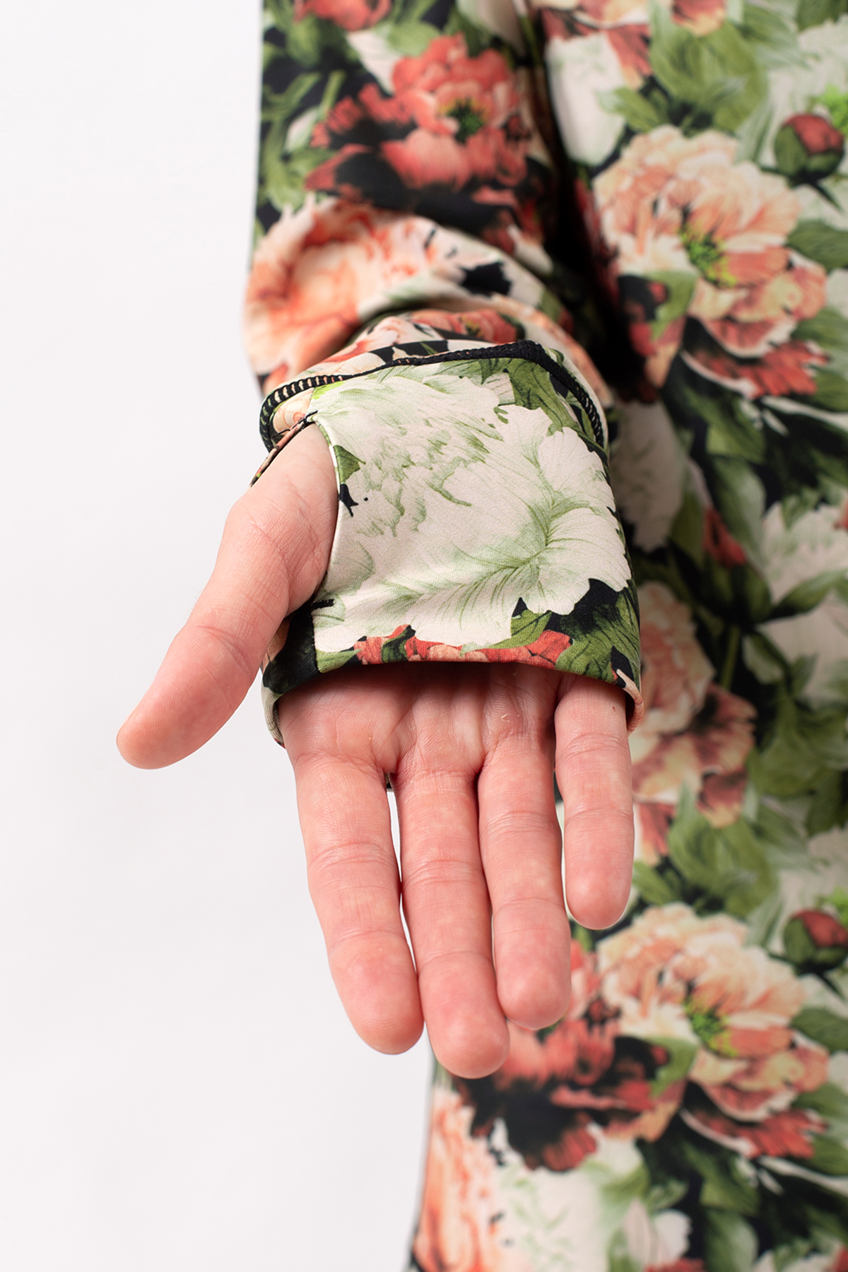 Icecold Zip Hood Top - Autumn Bloom