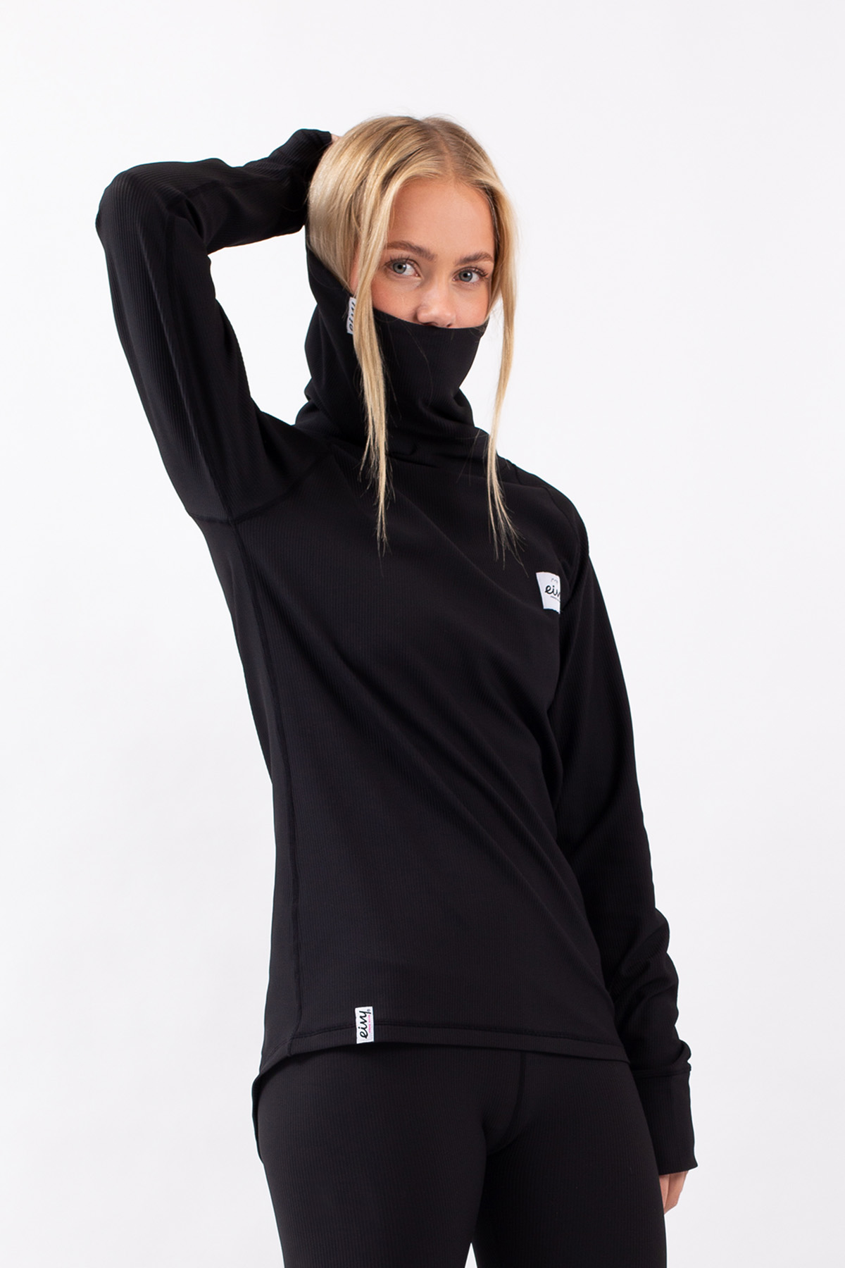 Icecold Gaiter Rib Top - Black