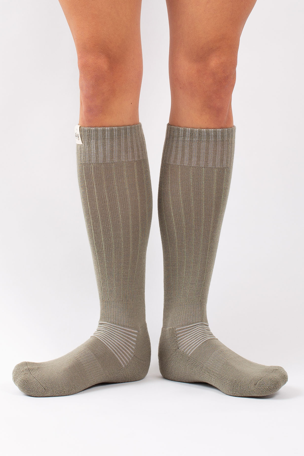 Rib Wool Socks - Faded Oak Rib Wool Socks - Faded Oak