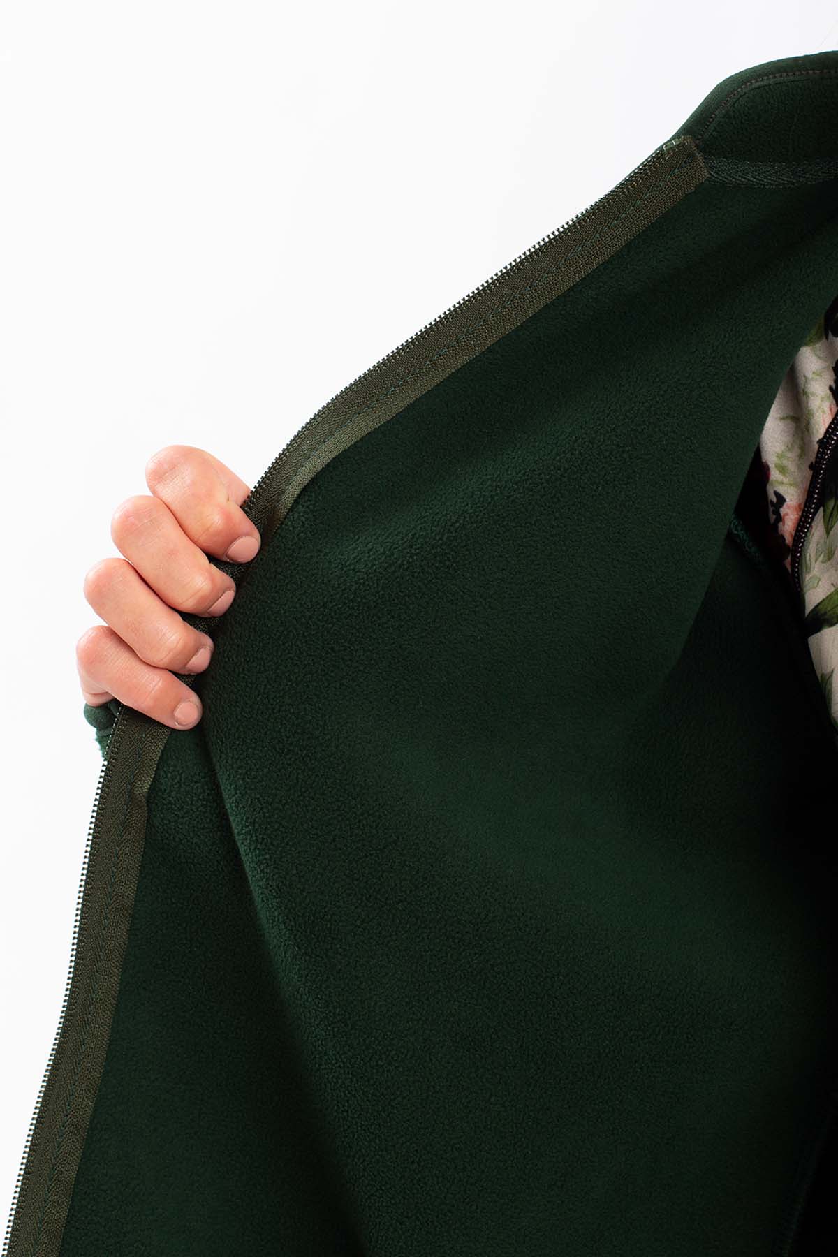 Redwood Sherpa Jacket - Forest Green | L