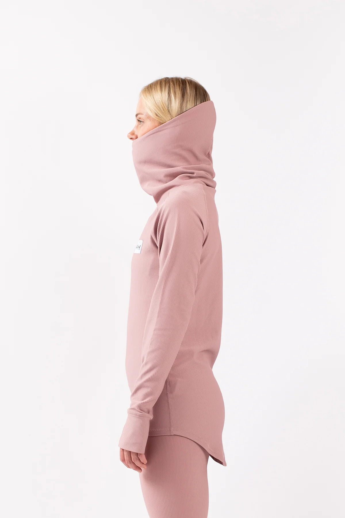 Icecold Gaiter Rib Top - Faded Woodrose