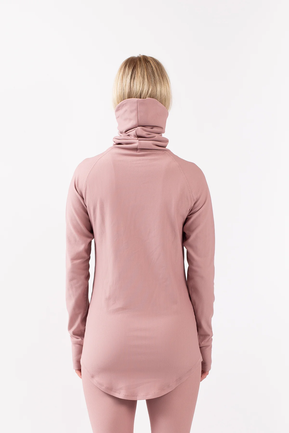 Icecold Gaiter Rib Top - Faded Woodrose