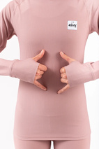 Icecold Gaiter Rib Top - Faded Woodrose