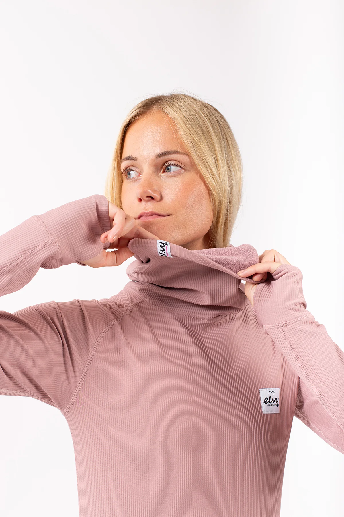 Icecold Gaiter Rib Top - Faded Woodrose