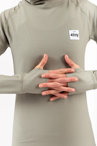 Icecold Gaiter Rib Top - Faded Oak