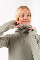 Icecold Gaiter Rib Top - Faded Oak