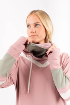 Loose Fit Hoodie Rib Top - Faded Blocks | XL