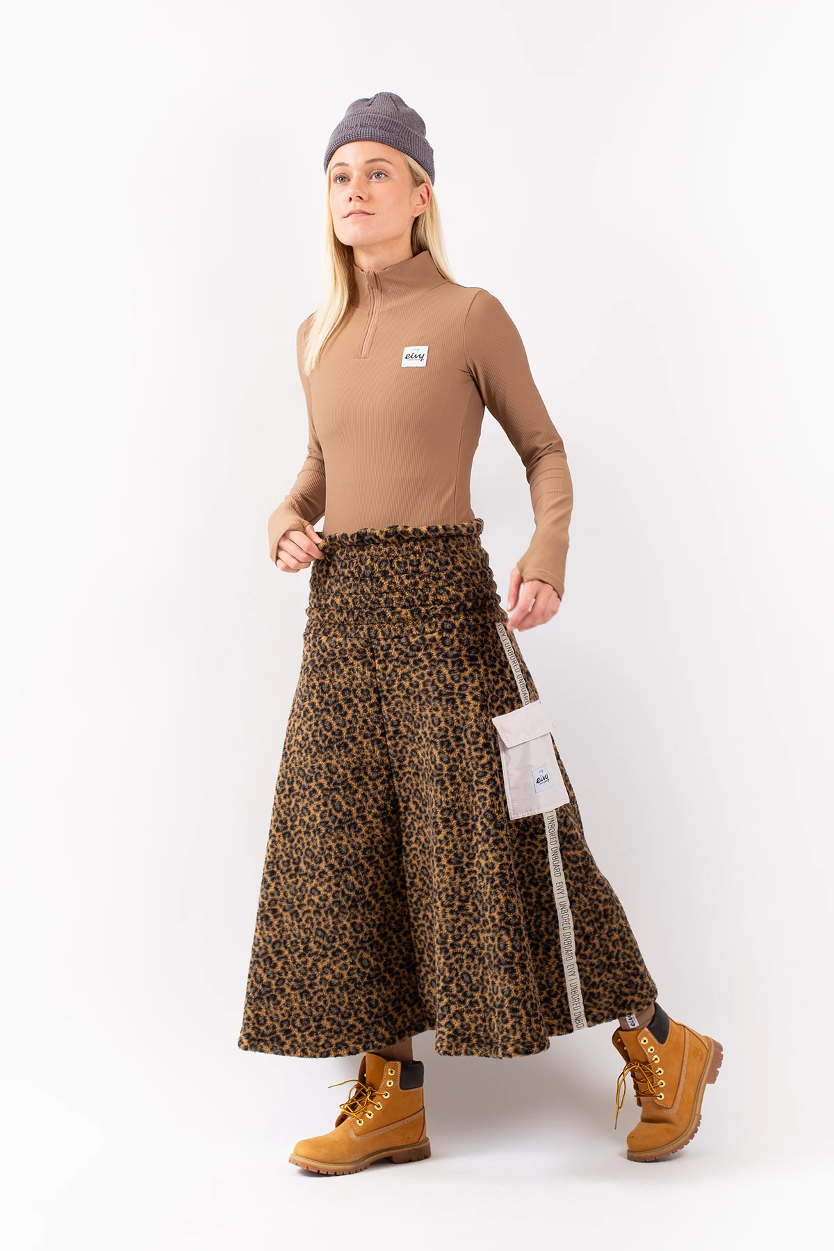 Valley Sherpa Skirt - Leopard Valley Sherpa Skirt - Leopard