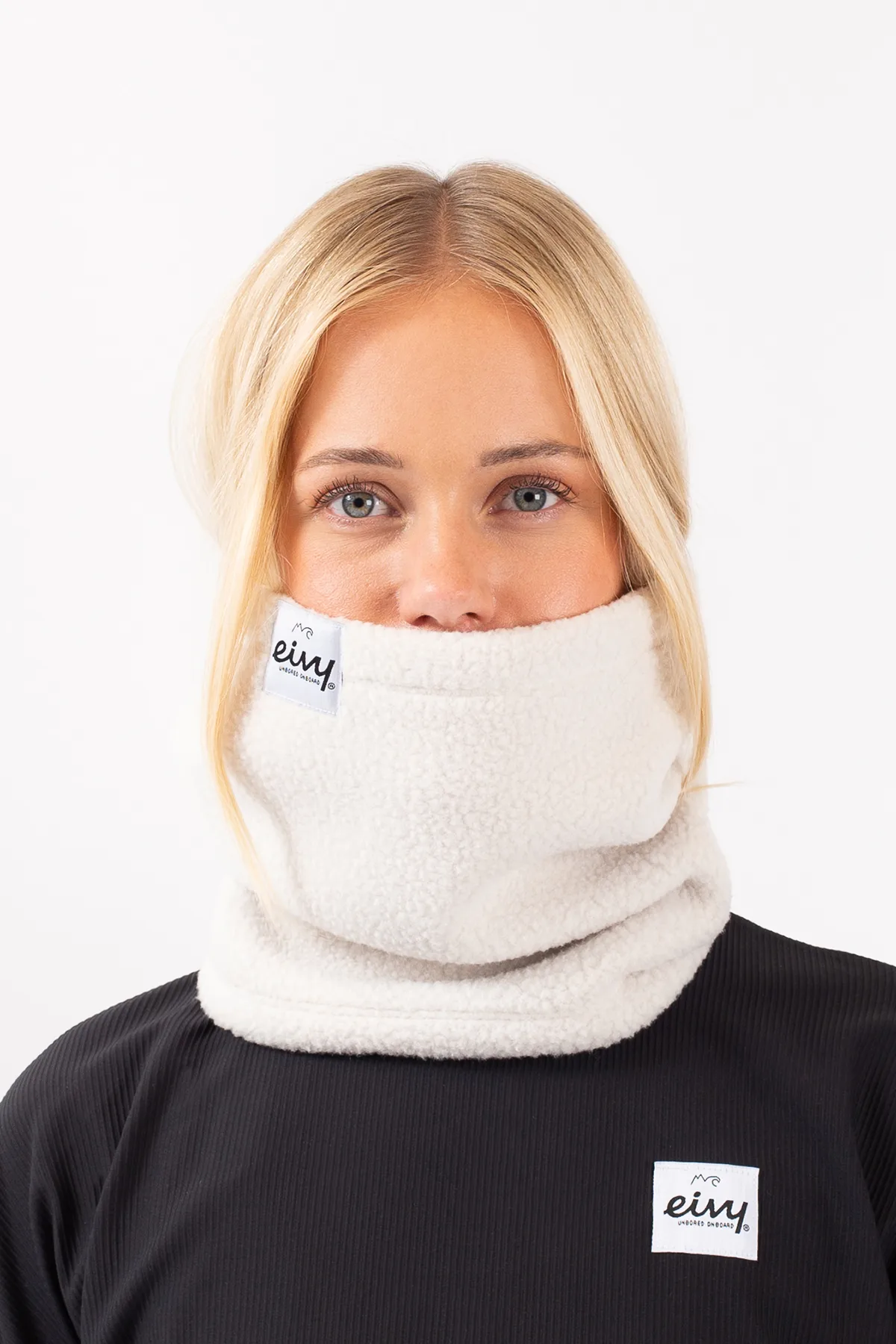 Adjustable Sherpa Neckwarmer - Faded Cloud Adjustable Sherpa Neckwarmer - Faded Cloud