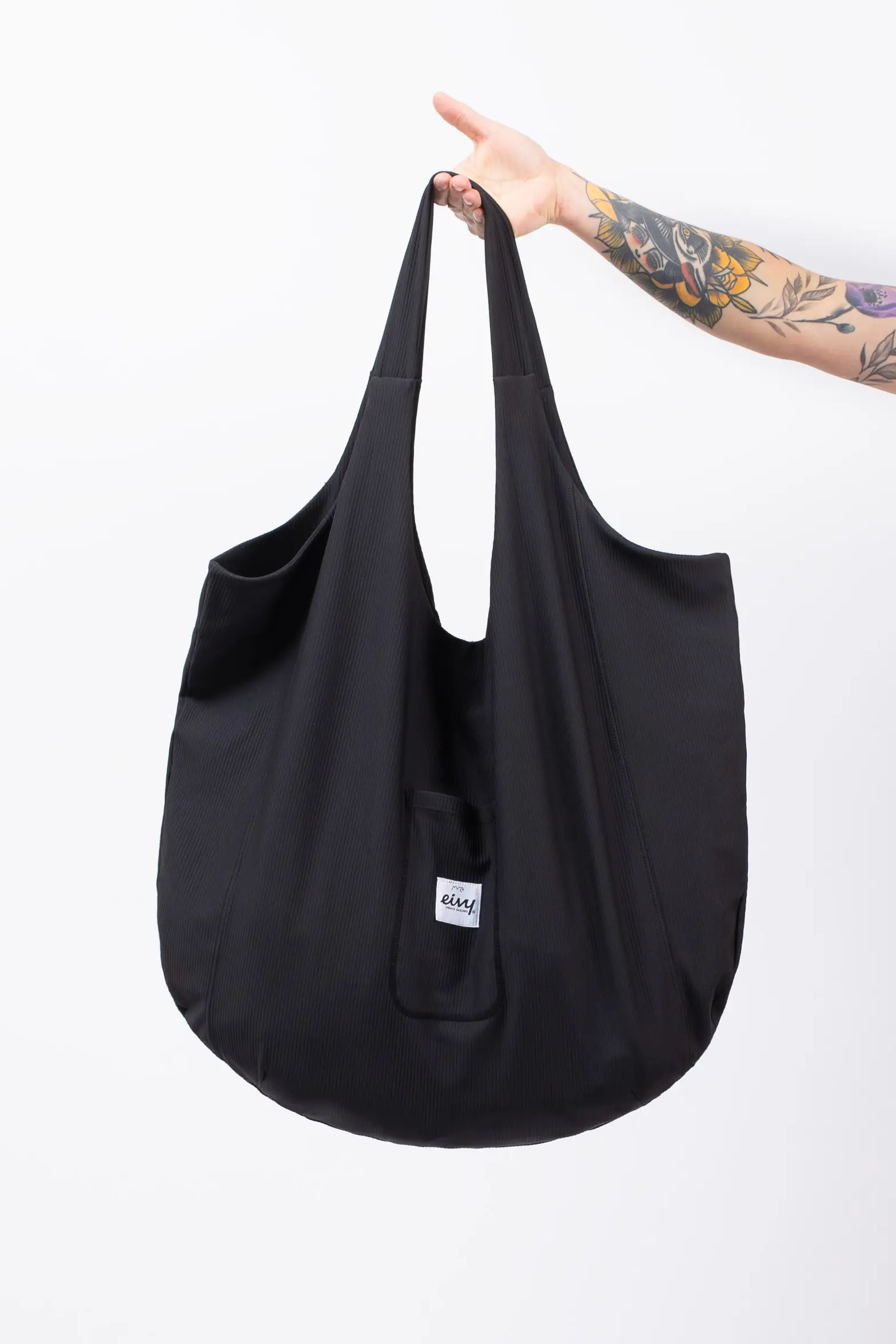 Expandable Rib Carryall Bag - Black | One Size