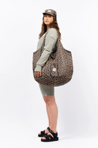 Expandable Carryall Bag - Leopard