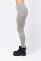 Pocket Merino Wool Rib Tights - Faded Oak