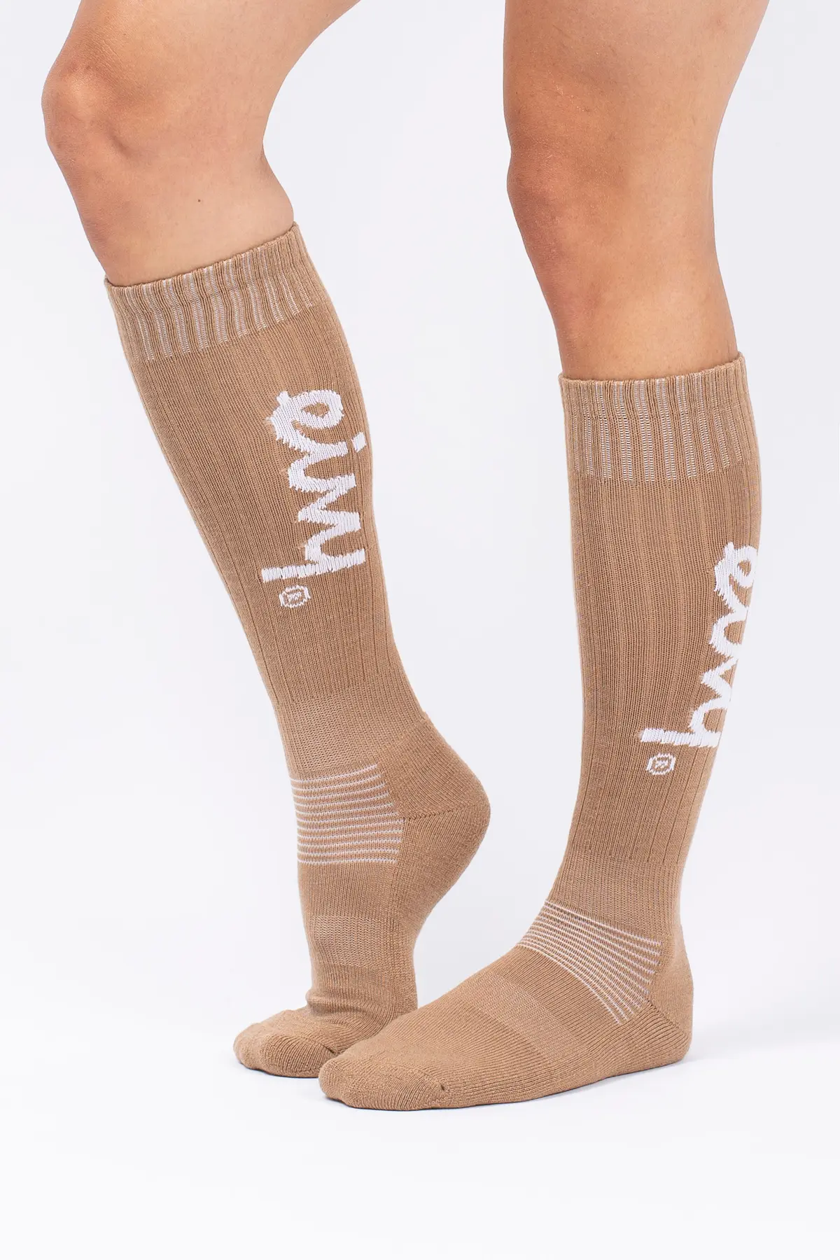Rib Wool Socks - Faded Coffee