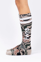 Cheerleader Wool Socks - Curve Camo