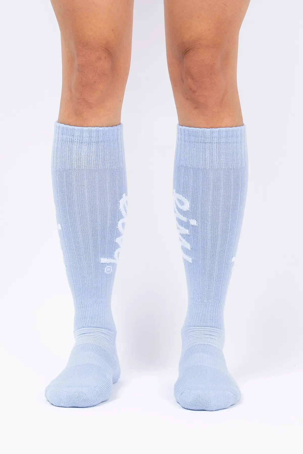 Rib Wool Socks - Faded Fog