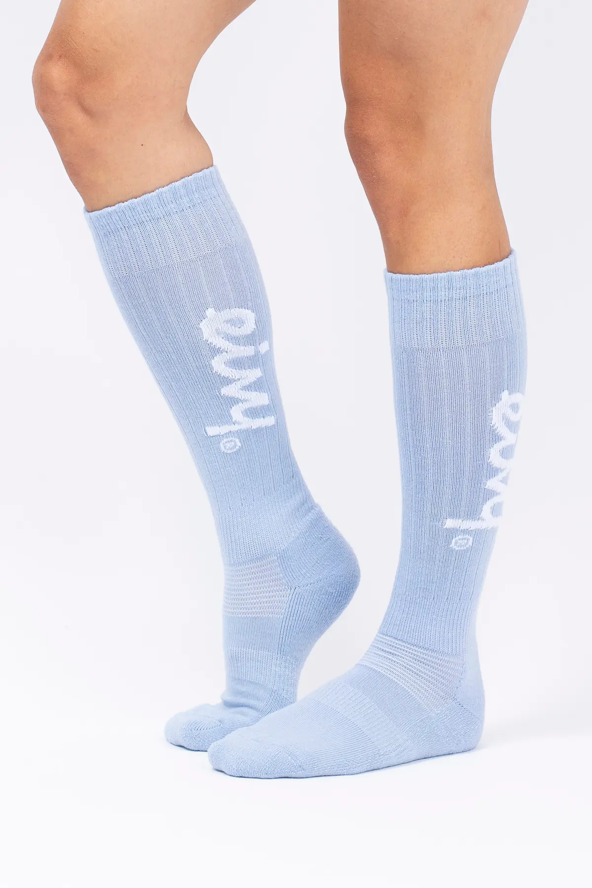 Rib Wool Socks - Faded Fog