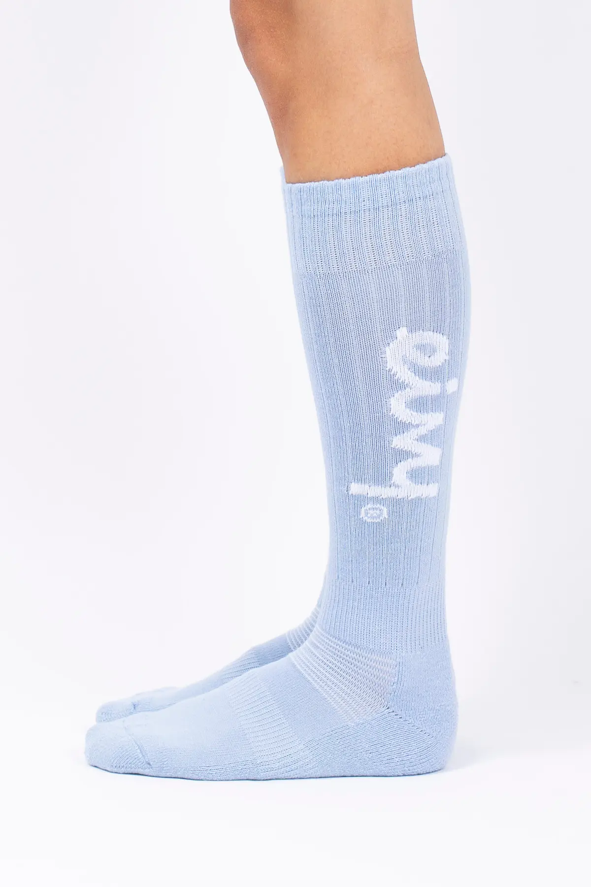 Rib Wool Socks - Faded Fog