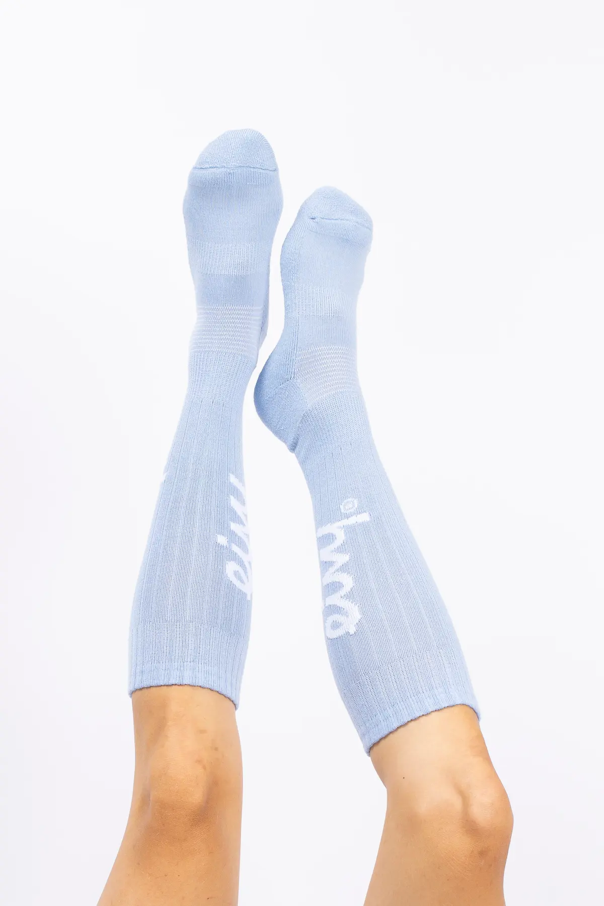 Rib Wool Socks - Faded Fog