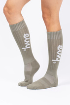 Rib Wool Socks - Faded Oak