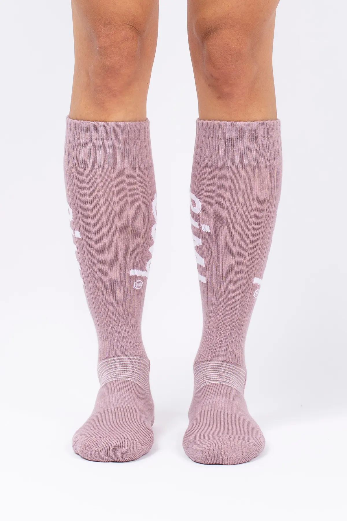 Rib Wool Socks - Faded Woodrose