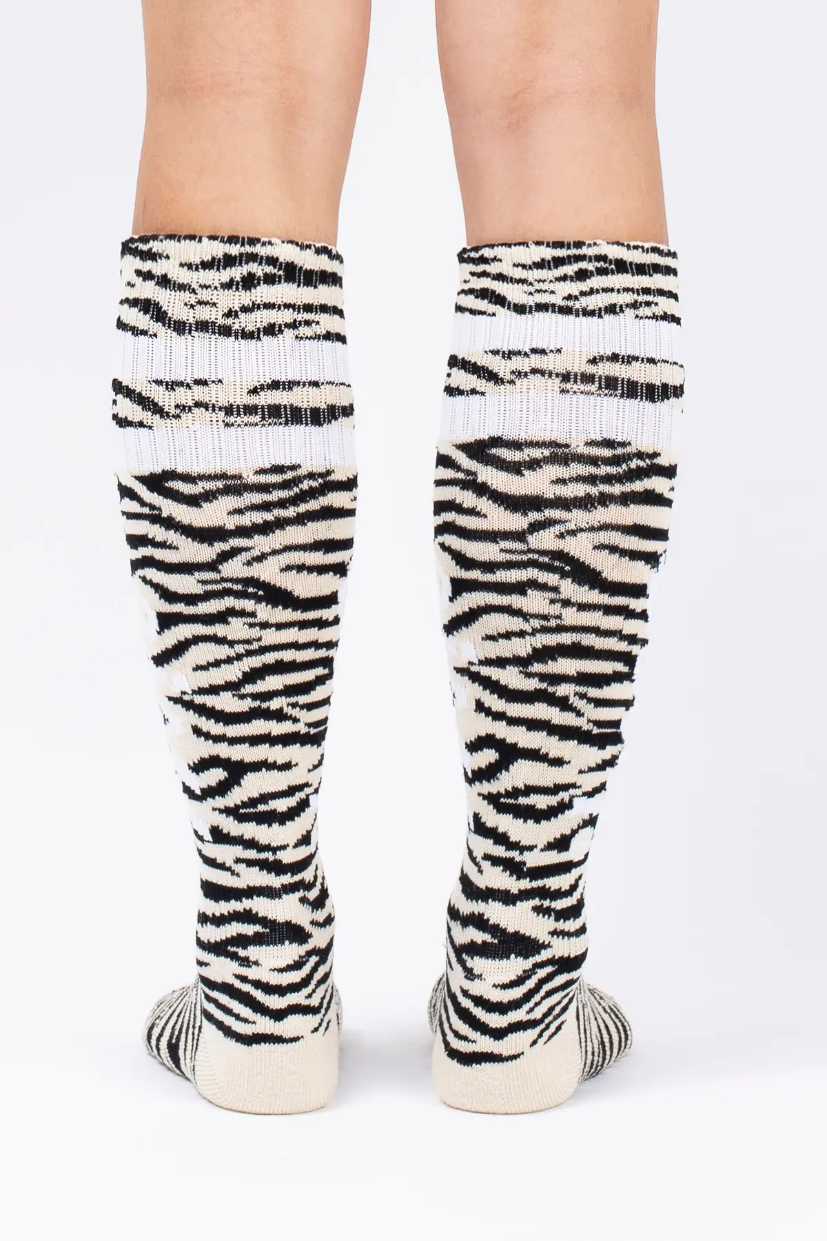 Cheerleader Wool Socks - Zebra