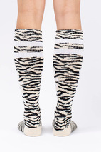 Cheerleader Wool Socks - Zebra