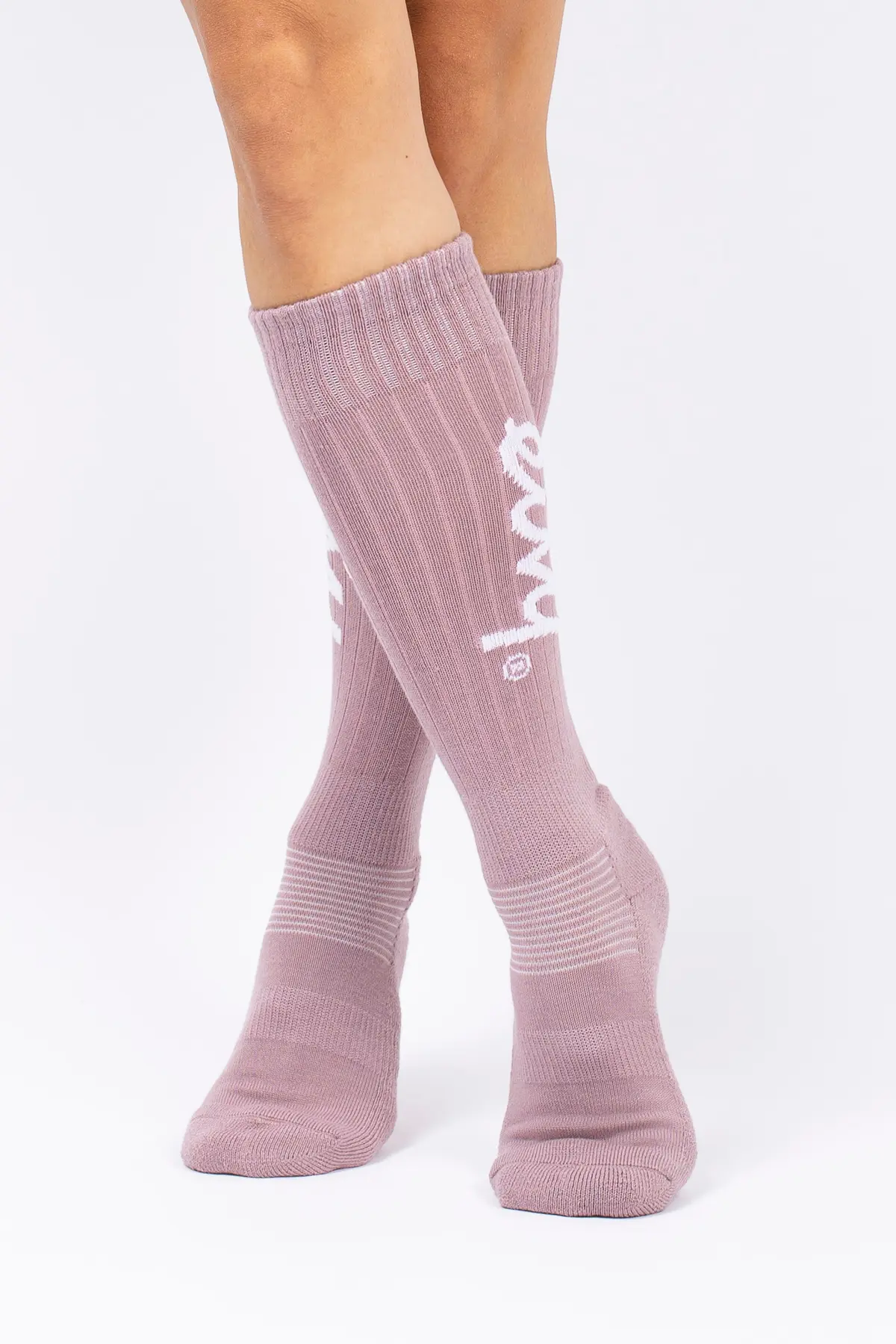Rib Wool Socks - Faded Woodrose Rib Wool Socks - Faded Woodrose