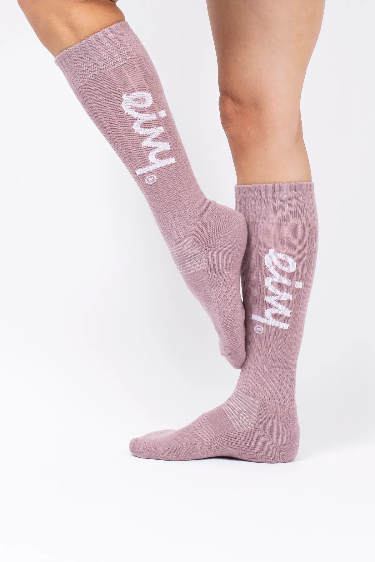 Rib Wool Socks - Faded Woodrose