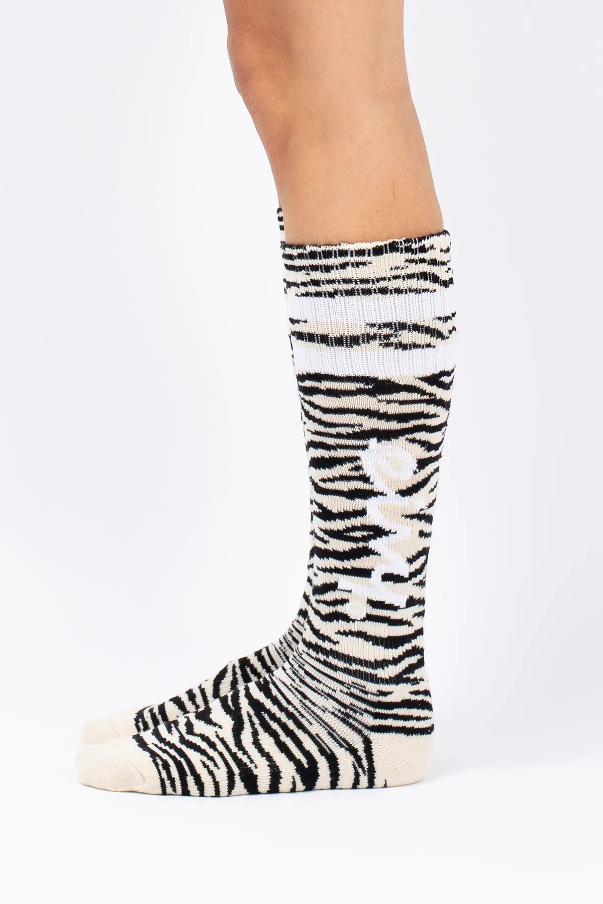 Cheerleader Wool Socks - Zebra