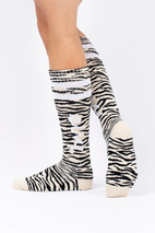 Cheerleader Wool Socks - Zebra