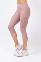 Pocket Rib 3/4 Tights - Faded Woodrose | XL