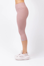 Pocket Rib 3/4 Tights - Faded Woodrose | XL