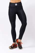 Pocket Tights - Black Leopard | XXL