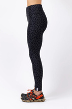 Pocket Tights - Black Leopard | XXL
