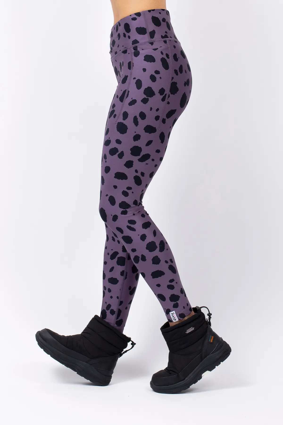 Pocket Tights - Purple Cheetah