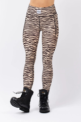 Pocket Tights - Zebra | M