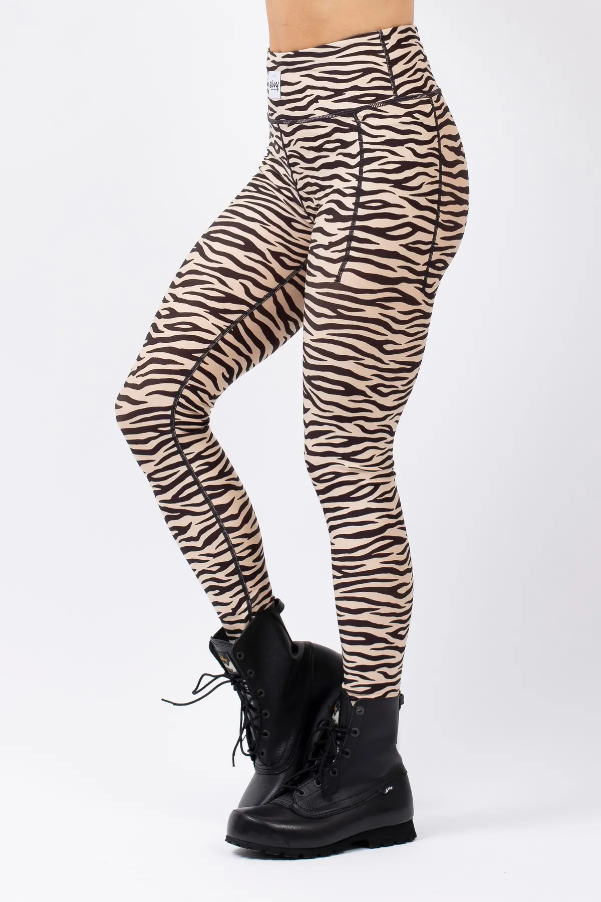 Pocket Tights - Zebra | M