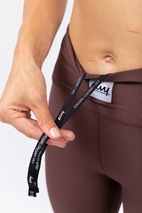 Pocket Rib Tights - Chocolate | S